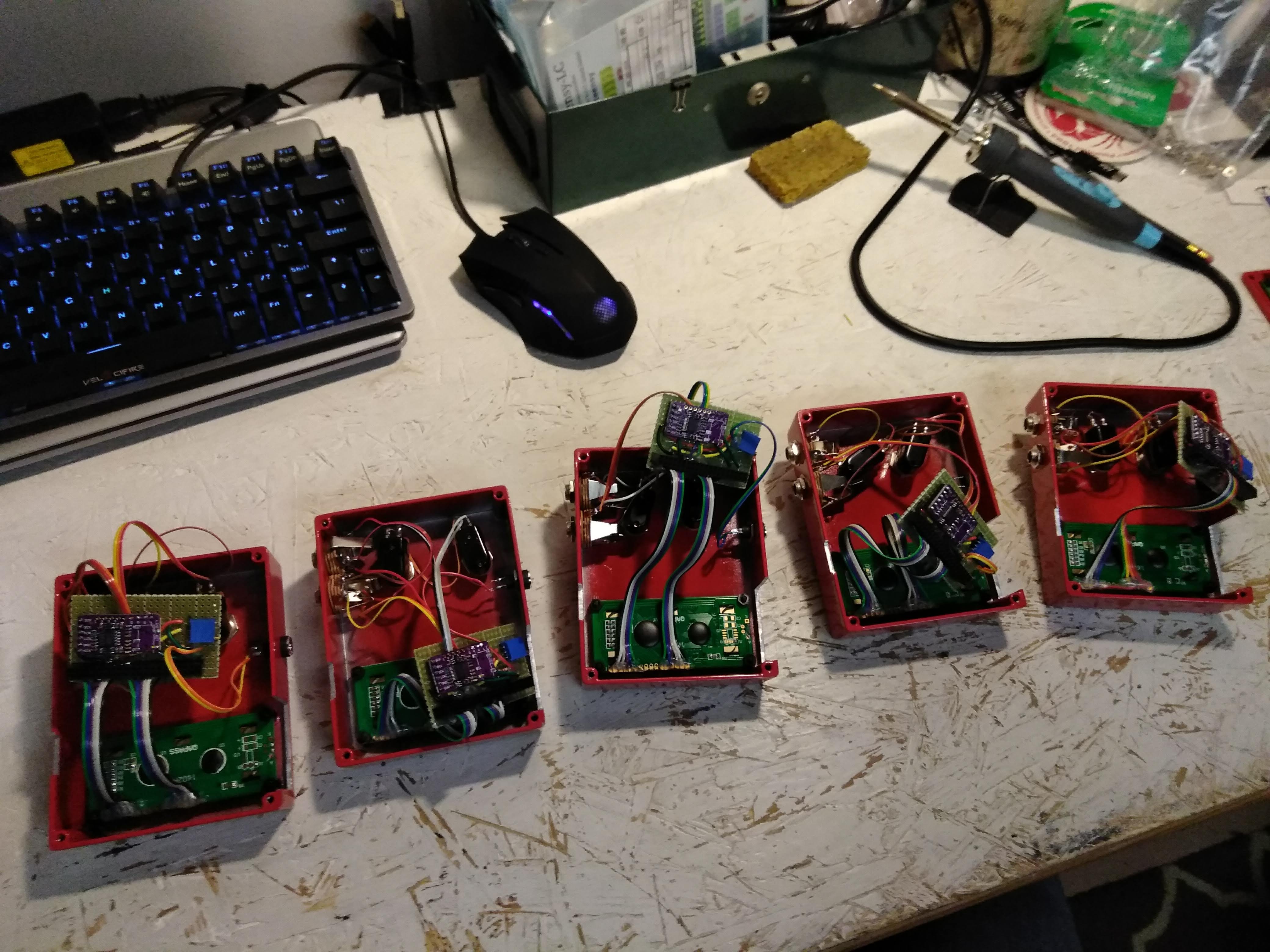 First batch of 5 SquishBoxes